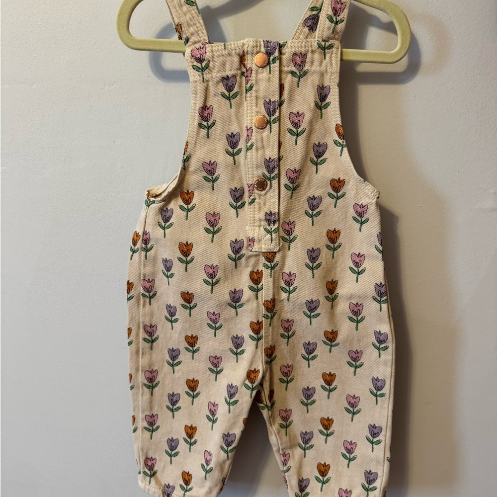 9-12 mo Zara tulip overalls NWT HTF